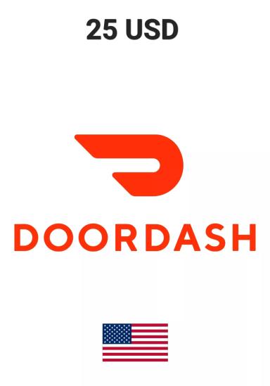 DoorDash USA 25 USD Gift Card cover image